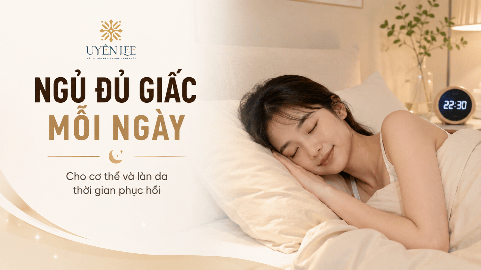 Ngủ đủ giấc mỗi ngày hỗ trợ làn da khỏe hơn